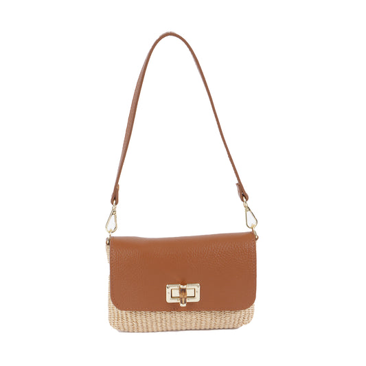 Lolly Straw Clutch/ Shoulder Bag