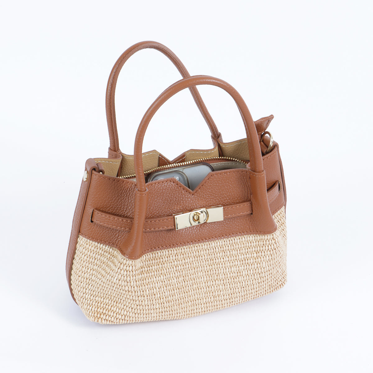 Orlina Straw Handbag