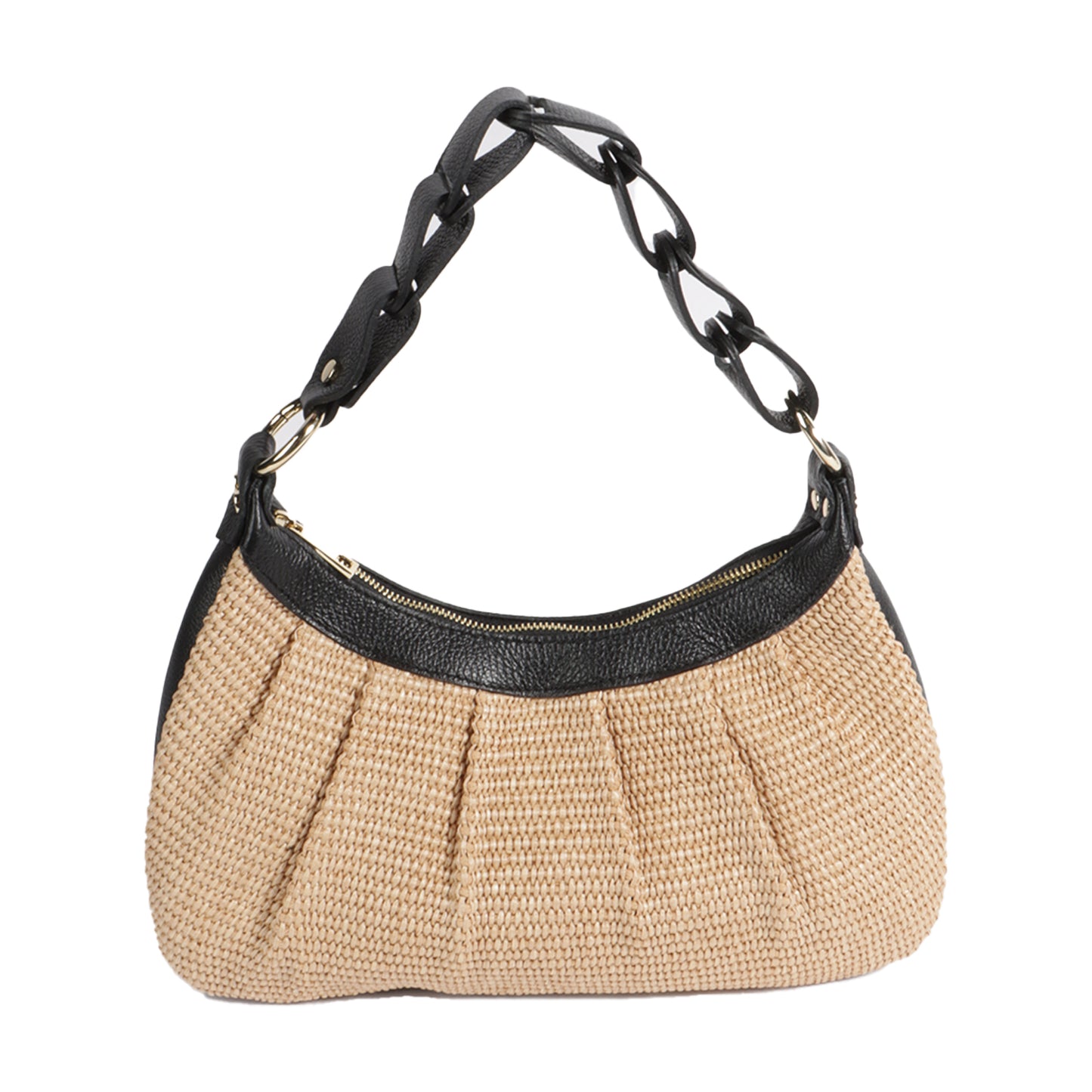 Pia Straw Shoulder Bag