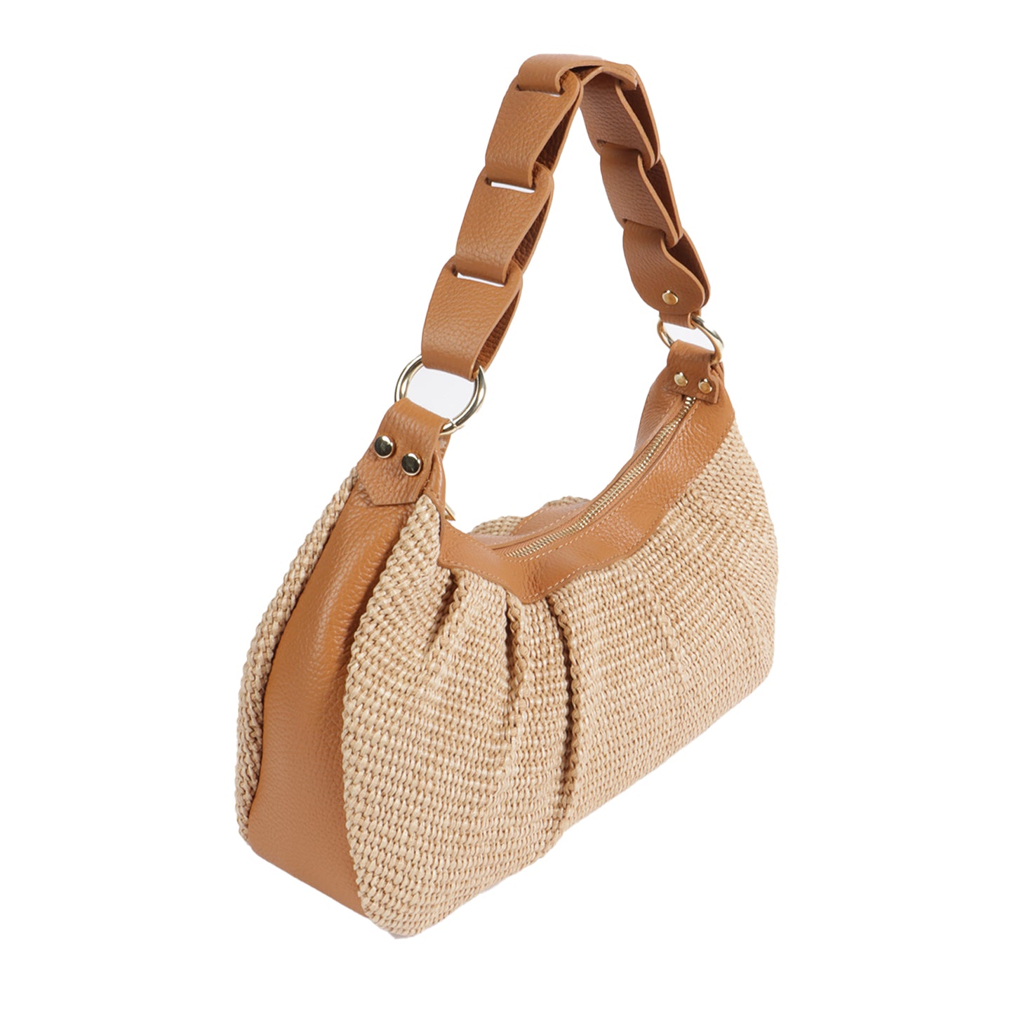 Pia Straw Shoulder Bag