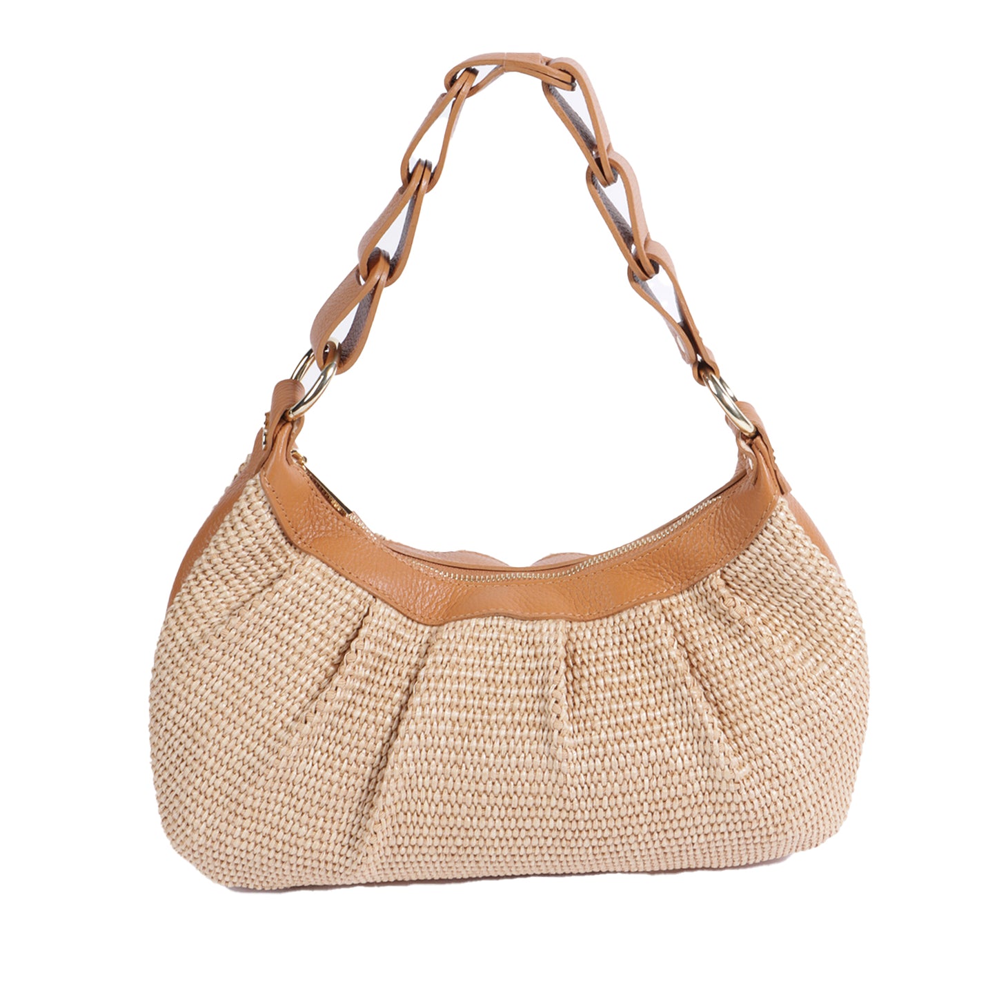 Pia Straw Shoulder Bag